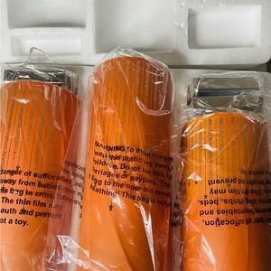 Orange Insulated Tumbler Set